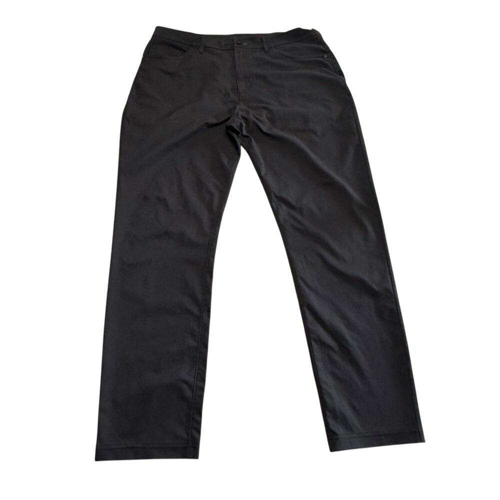 Public Rec Mens Dealmaker 5-Pocket Pants Size 34x32 Black Performance Golf Poly